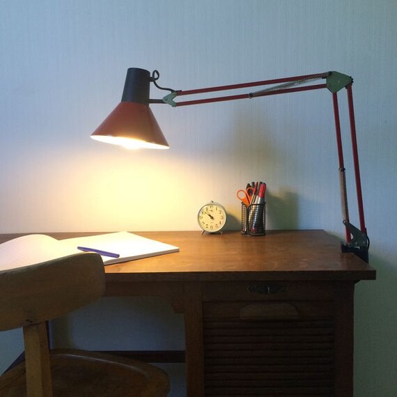 vintage architect lamp