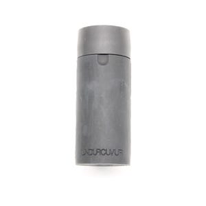 May include: A black cylindrical bottle with a screw-on lid and the word "JOCURCUMUR" printed on the bottom.