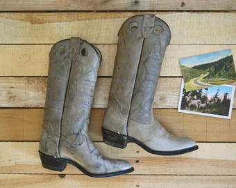 cowboy boots with pull holes