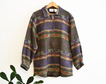 Damen Vintage südwestlichen Decke Jacke 80er Jahre Boxy Fit T Shirt aus Leinen Rost DAMEN | H&M CH