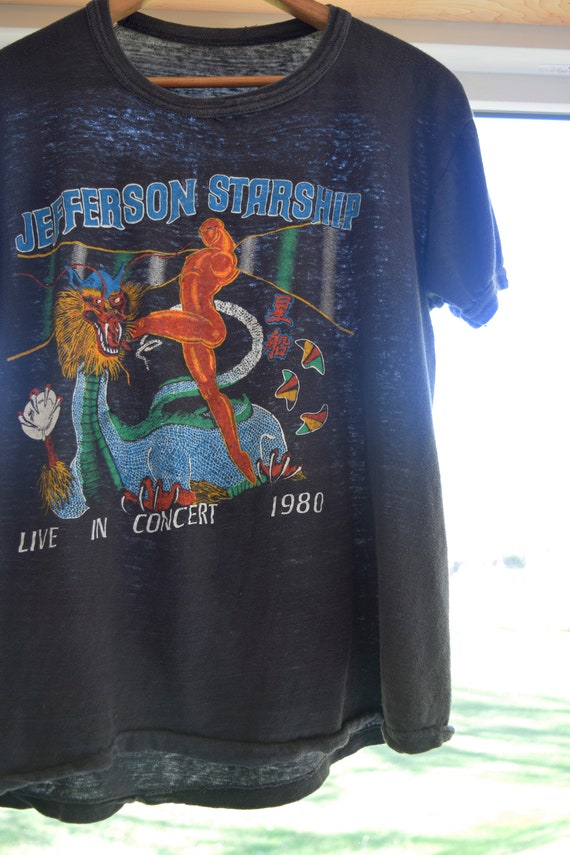Rare Vintage Jefferson Starship 1980 Soft Thin To… - image 7