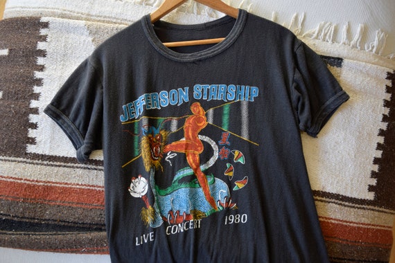 Rare Vintage Jefferson Starship 1980 Soft Thin To… - image 1