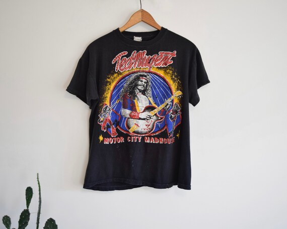 Vintage 70s 80s Nugent State of Shock Tour Tee Band - Etsy