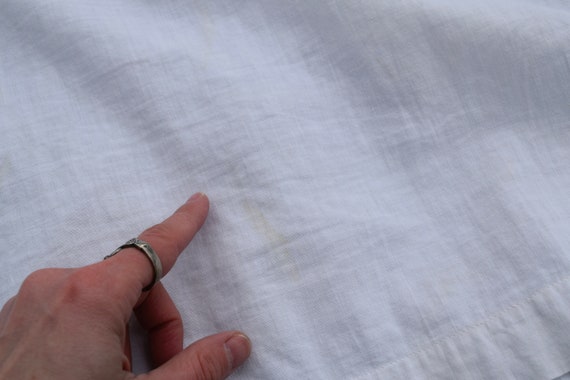 Edwardian White Maxi Nightdress Dress White Cotto… - image 8