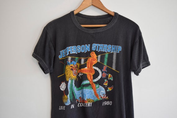 Rare Vintage Jefferson Starship 1980 Soft Thin To… - image 4