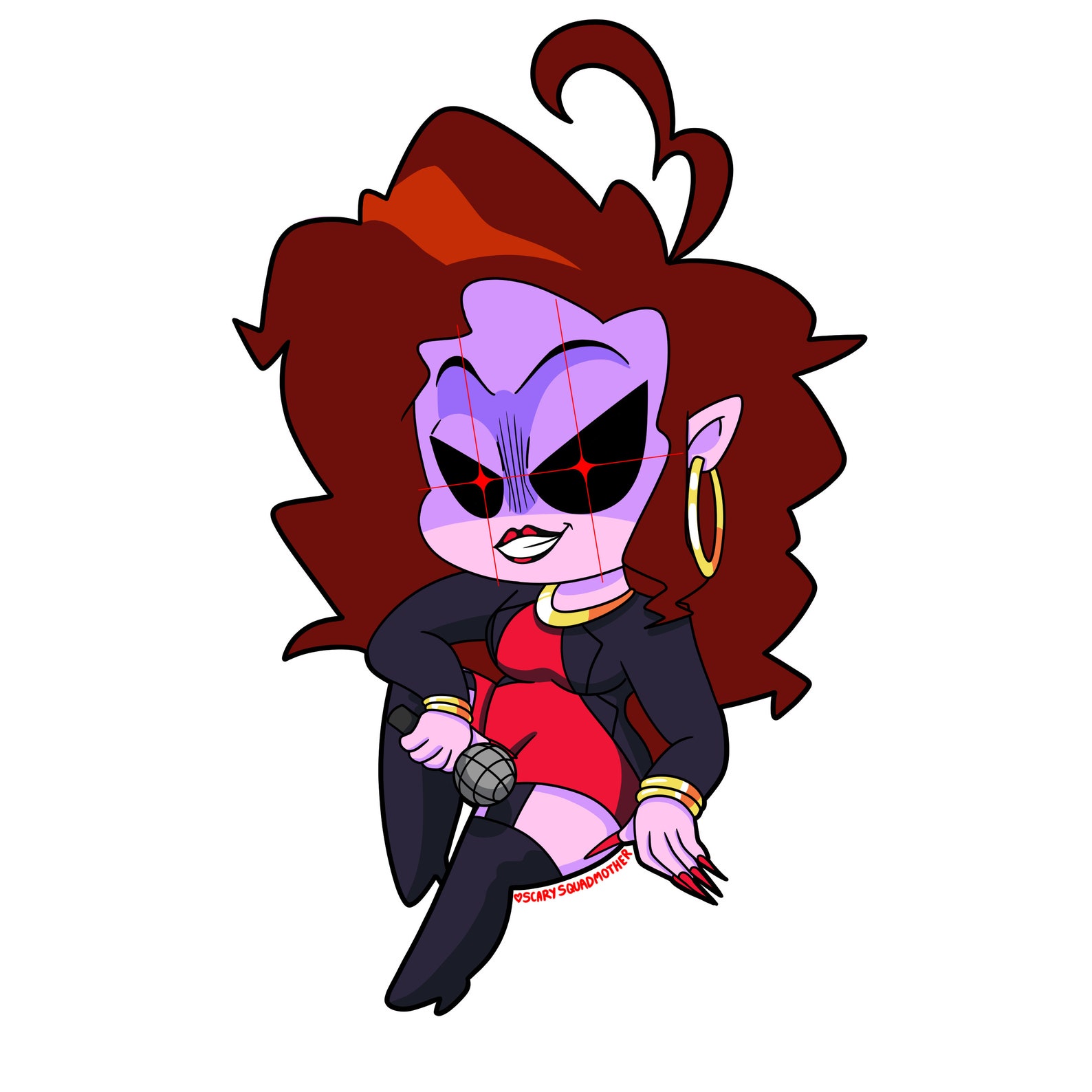 Friday Night Funkin Mom Sticker | Etsy