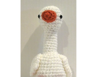 Jouet de baby shower amigurumi fait main au crochet, blanc orange, blanc orange pour enfants