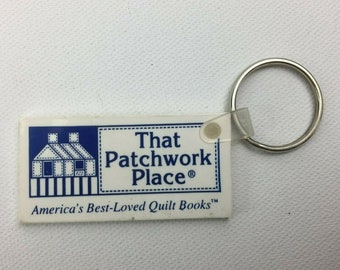 Vintage That Patchwork Place Keychain American Best Loved Quilt Books
