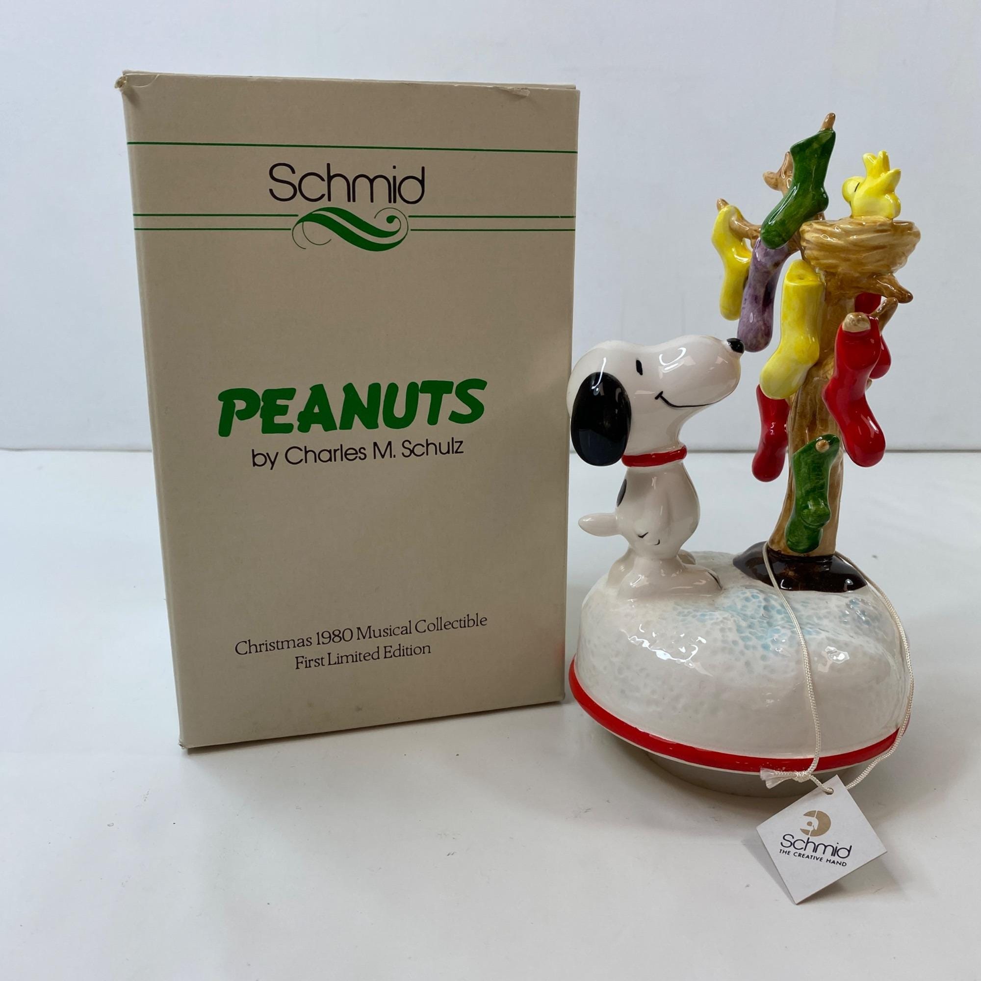 Peanuts Schmid Music Boxes - Etsy