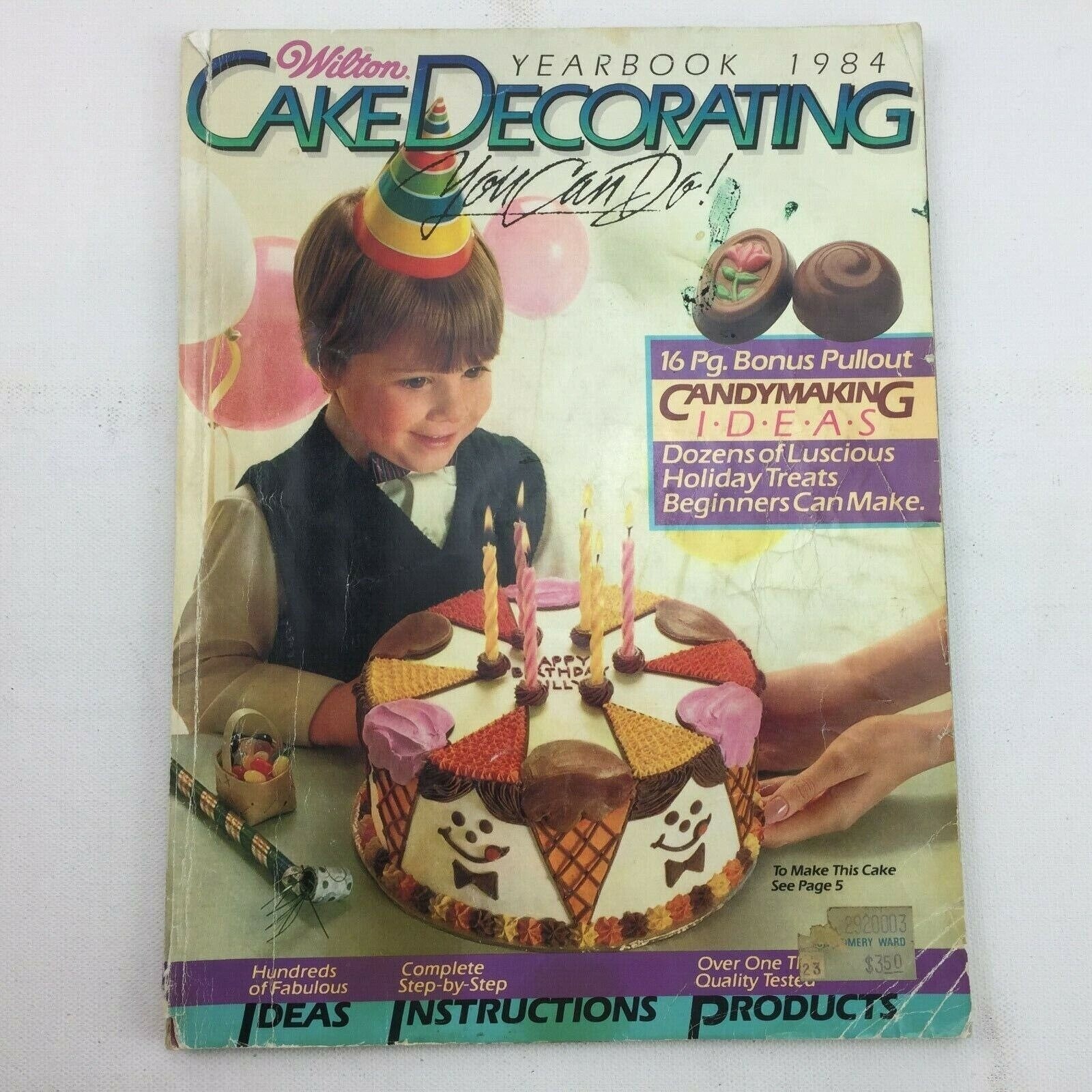 Vintage Wilton Cake Decorating You Can Do Yearbook 1984 Patterns
