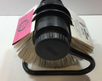 Vintage Rolodex Rotary Business Card Contact Information Storage Organize Office