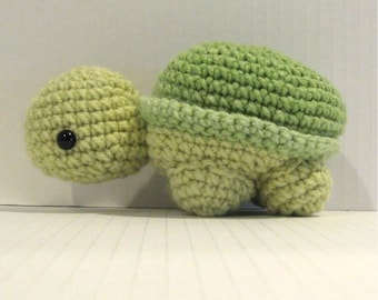 Cadeau pour baby shower amigurumi fait main tortue verte pour enfants, enfants, cadeau de naissance