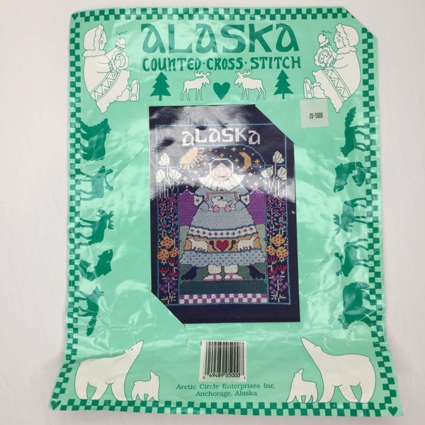 Arctic Circle Enterprises Alaska Counted Cross Stitch Kit 20-5000 Sewing Project