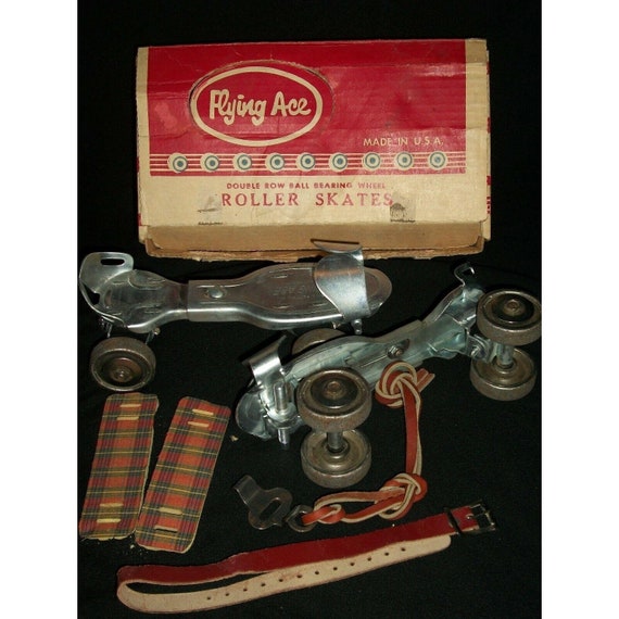 Flying Ace Moen & Patton Inc Vintage Steel Roller… - image 1