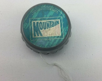vintage Mountain Dew Yo-Yo Bottle Cap Logo Imperial Toy 2.5 » Classique