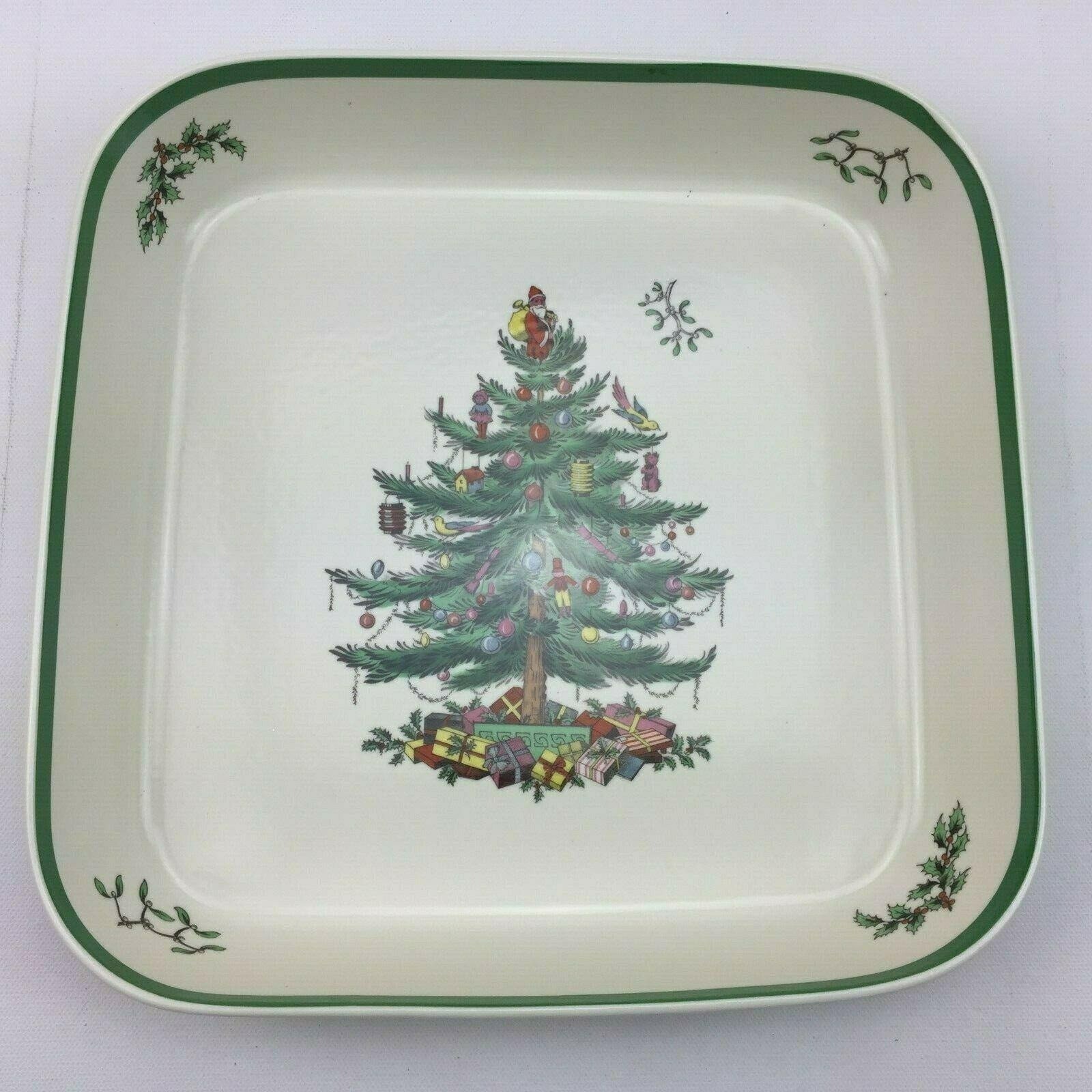 Spode Christmas Tree English China Oven to Table Square Etsy Singapore