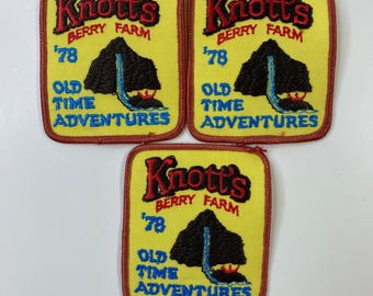 Girl Scouts Vintage Knotts Berry Farm 78 Old Time Adventures Patch