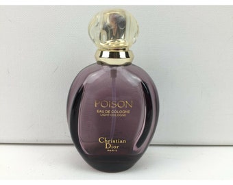 Vintage Christian Dior Paris Poison Perfume Amethyst Empty Spray Bottle