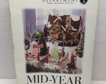 Department 56 Mid-Year 2004 Catalog Christmas Limited Production Holiday Sets