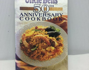 vintage Uncle Bens 50th Anniversary Cookbook 1943-1993 Recettes Célébration