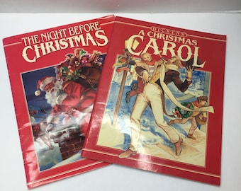 Lot 2 Dickens A Christmas Carol The Night Before Christmas Childrens Books Ppbk