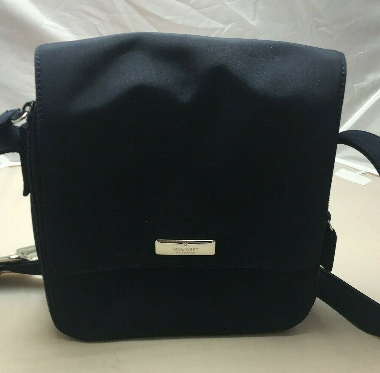 Vintage 90s Nine West Navy Blue Crossbody Shoulder Bag Purse Messenger Satchel Etsy