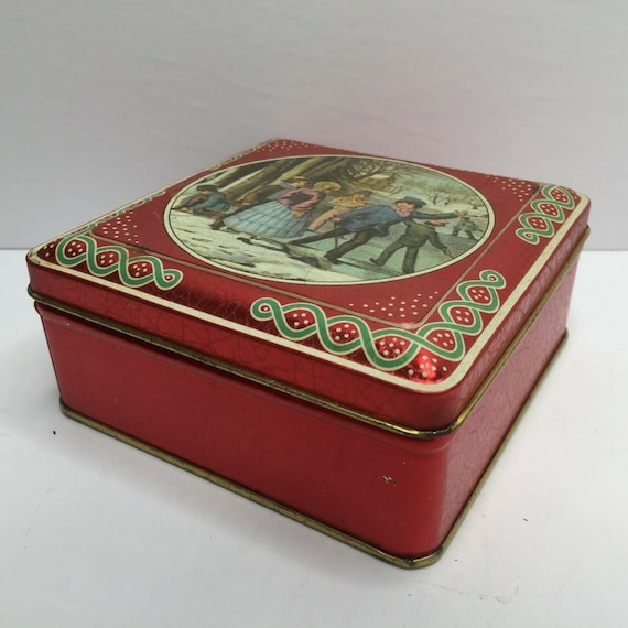 Vintage Designed by Daner Long Island NY 11101 Tin Container