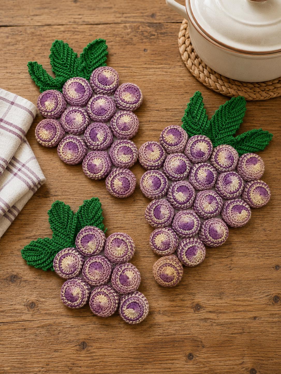 Crochet Bottle Cap Grapes - Etsy