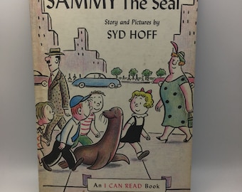 Vintage Sammy the Seal I Can Read Children's Beginning Hardback Book by Syd Hoff