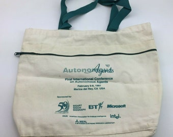 millésime 1997 USC ISI Autonomous Agents First International Conference Tote Bag