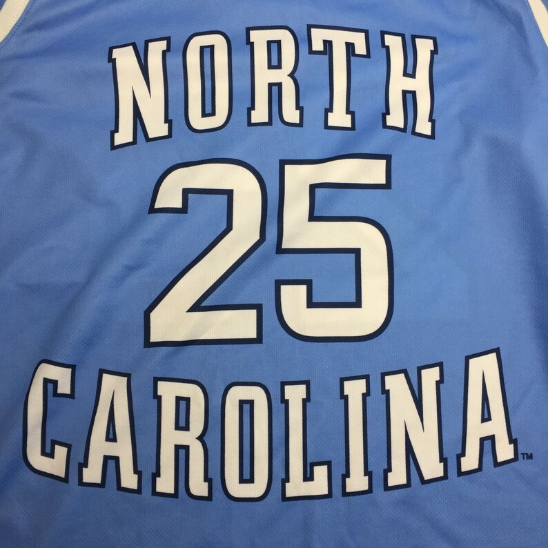 Vintage 90s Nike Men's Jordan North Carolina Tarheels Jersey #25 College NCAA image 2