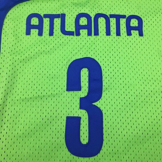 Vintage Nike Men's Shareef Abdur-rahim Atlanta Hawks Green Jersey