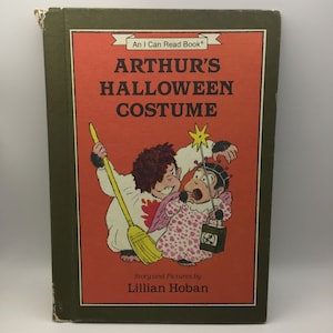 Vintage I Can Read Children&#39;s Beginning Hardback Book Arthur&#39;s Halloween Costume