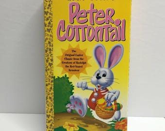 Here Comes Peter Cottontail VHS Easter Classic Kids Movie 1990 Golden Books