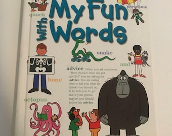 My Fun With Words Dictionary 2 Vol 1974 HC Book Set by James Ertel
