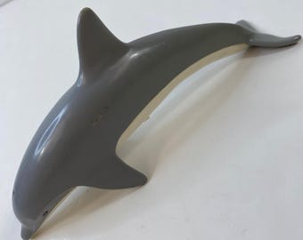 Mattel Bay Watch Barbie 1994 Talking Dolphin Figurine Works