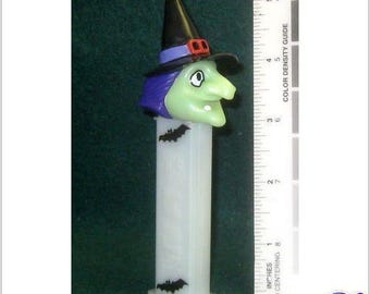 Vintage PEZ Halloween Witch Candy Dispenser Hat Glow in Dark