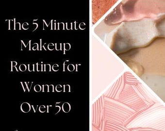 Guía de maquillaje diseñada específicamente para mujeres mayores de 50 años. Descarga e imprime esta guía para una aplicación de maquillaje sencilla que funciona en pieles maduras.