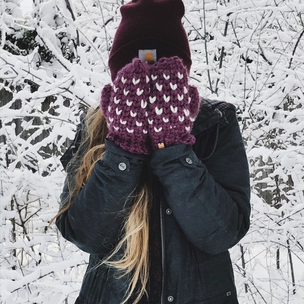 The Ellen Mittens // fair isle mittens