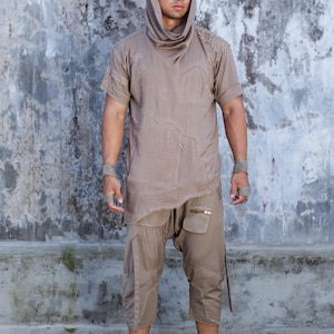 Hakani T-Shirt | Desert Dust | Fitness Tank Top | Gym Workout Shirt | Activewear Top | Running Tank | Yoga Vest | Muscle Fit
