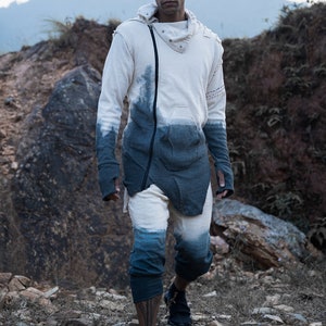 Dyed Grey Ninja Sweatpants: Urban Streetwear Jogger Pants