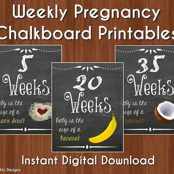 Chalkboard Pregnancy - Etsy