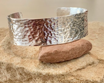 Hammered sterling silver cuff bracelet, cuff bracelet, hammered sterling silver bracelet, sterling silver bangle, hammered bangle bracelet