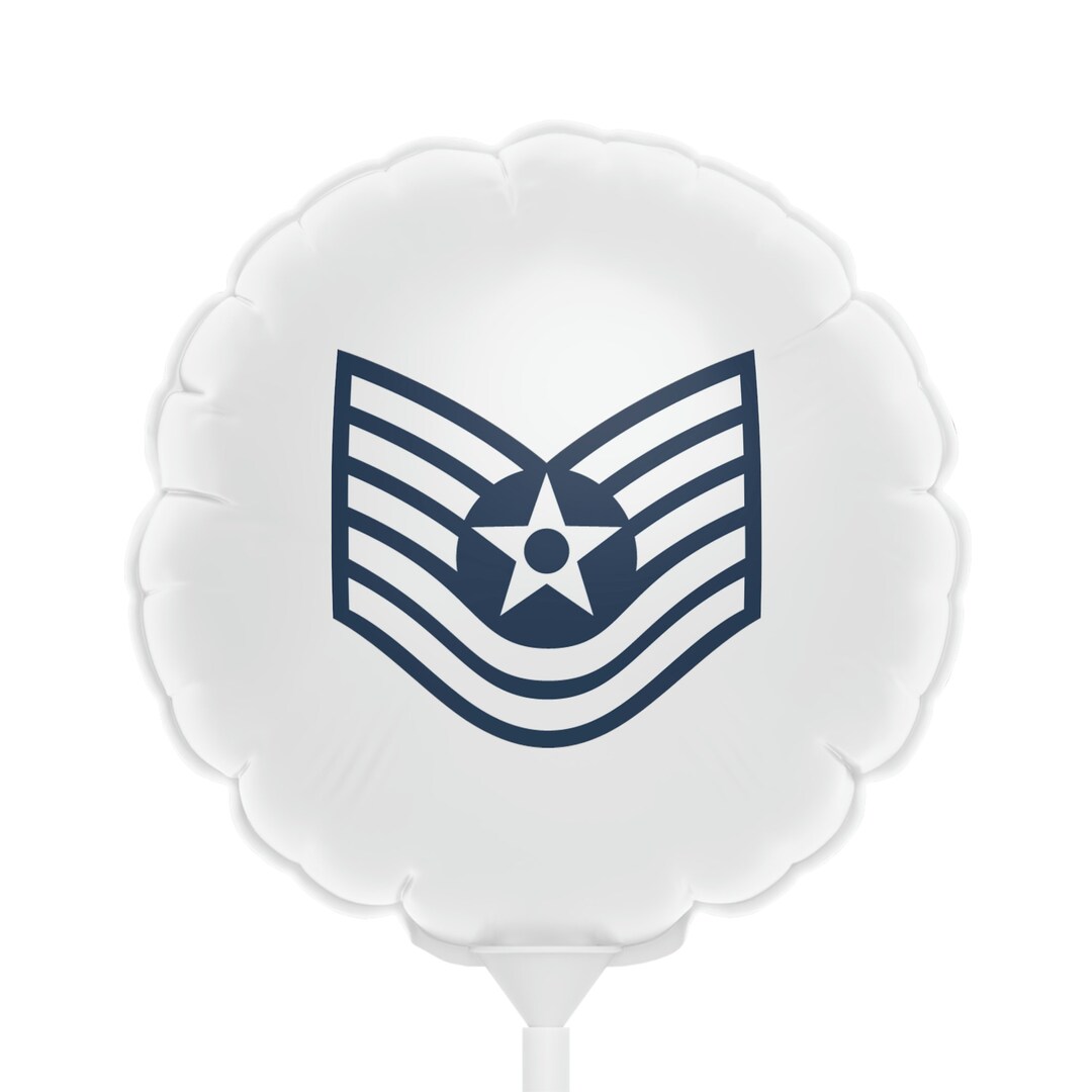 Tsgt Balloon Tsgt Release Party Rank Insignia USAF Etsy
