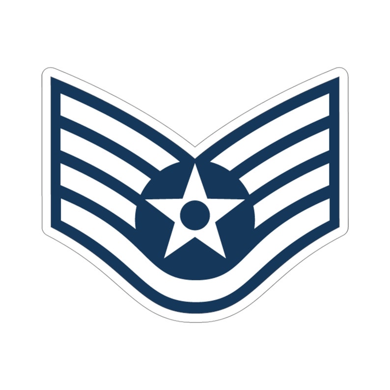 Ssgt Sticker Ssgt Release Party Rank Insignia USAF Girlfriend Etsy