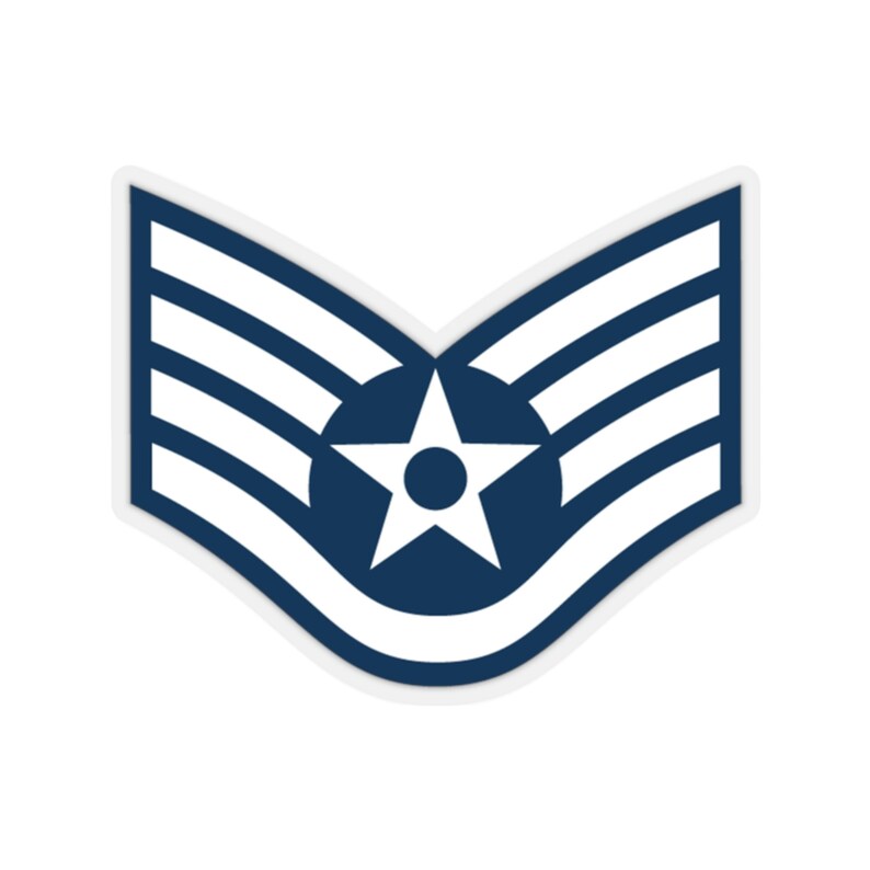 Ssgt Sticker Ssgt Release Party Rank Insignia USAF Girlfriend Etsy