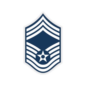 CMSgt Sticker | CMSgt Release Party | Rank Insignia | USAF Girlfriend