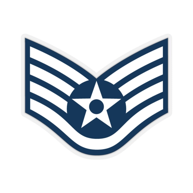 Ssgt Sticker Ssgt Release Party Rank Insignia USAF Girlfriend Etsy