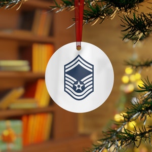 SMSgt Metal Ornaments| SMSgt Release Party| USAF Girlfriend| USAF Retirement| Rank Insignia