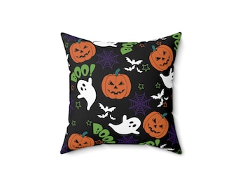Ultimate Black Halloween Pillow - Elevate Your Decor with Spooky Delight!